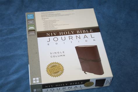 NIV Journal Edition Bible Review - Bible Buying Guide