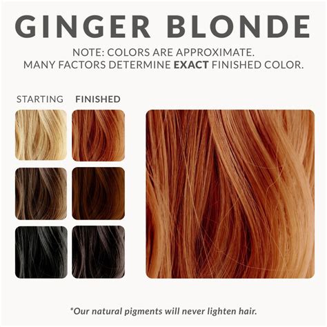 Ginger Blonde Henna Hair Dye | Henna Color Lab® - Henna Hair Dye | Red ...