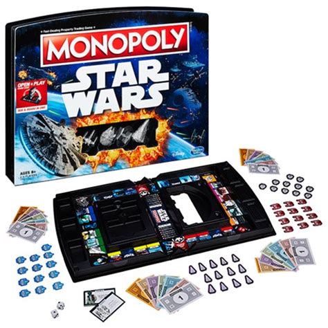 Star Wars Edition Monopoly Open and Play Game – GeekAlerts