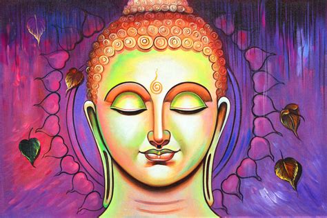 Lord Buddha Customised Wallpaper – Myindianthings