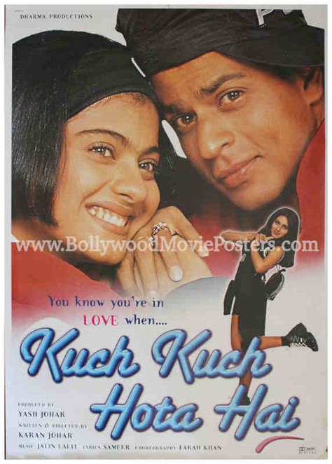 Kuch Kuch Hota Hai poster for sale! Buy KKHH Shahrukh Khan film poster