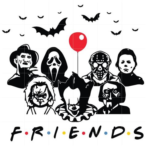 Friends Halloween SVG, Horror SVG | Halloween vinyl, Horror, Cricut ...