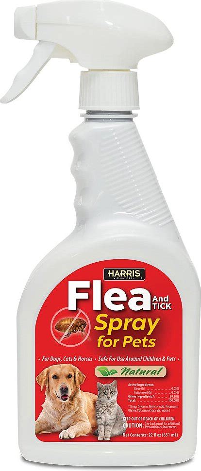 Harris Flea & Tick Dog & Cat Spray, 22-oz bottle - Chewy.com