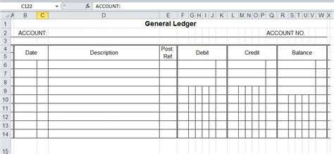 9+ General Ledger Templates - Word Excel PDF Formats