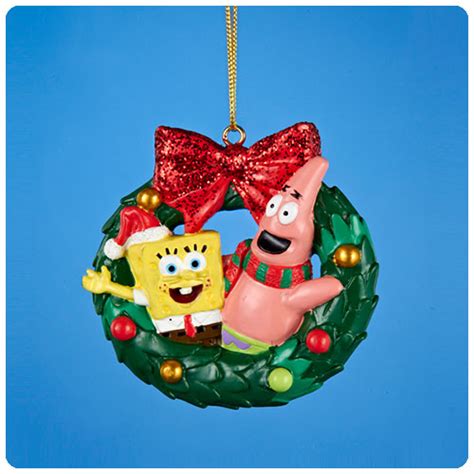 SpongeBob SquarePants Resin Christmas Wreath Ornament