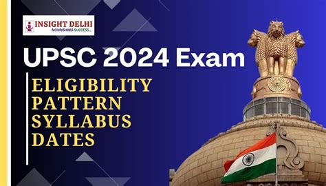 Crack UPSC 2024: Exam Eligibility, Pattern, Syllabus & Important Dates