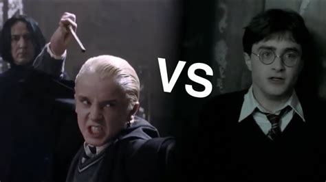 Harry and Malfoy Duel - Harry Potter and the Chamber of Secrets and the Half-Blood Prince - YouTube