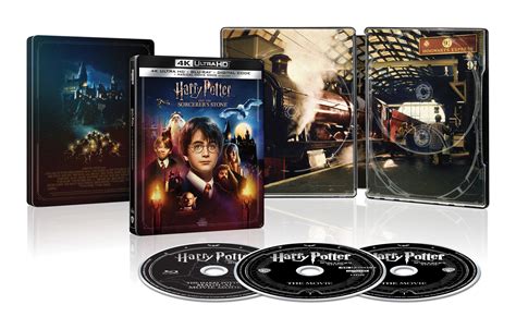 Best Buy: Harry Potter and the Sorcerer's Stone [SteelBook] [4K Ultra HD Blu-ray/Blu-ray] [Only ...