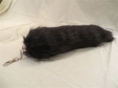 Black Stuffed Fake Fur Tail Therian/Cosplay by TherryTails on Etsy, $18.00 | Fake fur, Fur, Etsy