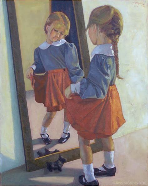 reflection in mirror art - Google Search | Reflection art, Art painting ...