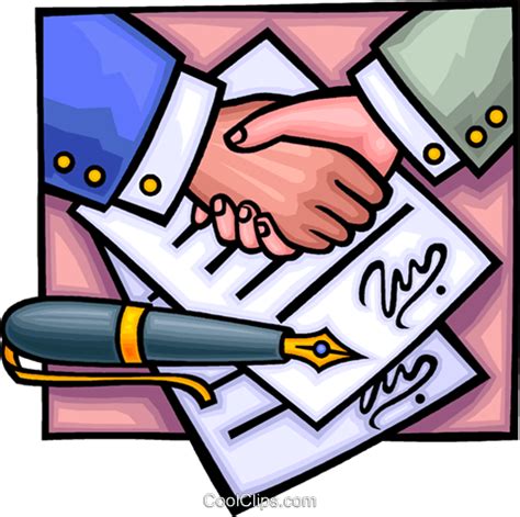 Business Contracts Royalty Free Vector Clip Art illustration -vc013690-CoolCLIPS.com | Credit ...