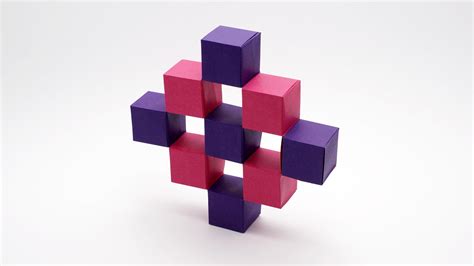 Origami Moving Cubes (seamless cubes version) - Jo Nakashima