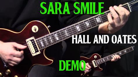 how to play "Sara Smile" on guitar by Hall & Oates | guitar lesson tutorial | DEMO - YouTube