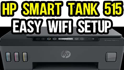 Hp Smart Tank 515 Wireless Setup and Network Settings Tutorial - YouTube