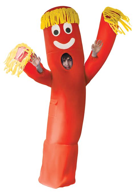 Funny Adult Inflatable Red Wavy Arm Guy Costume