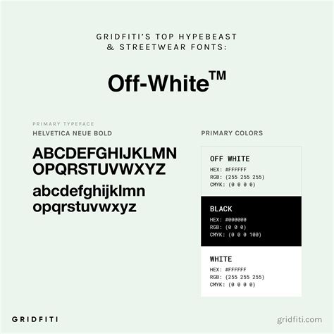 Hypebeast Fonts Your Favorite Streetwear Brands Use | Gridfiti | Font ...