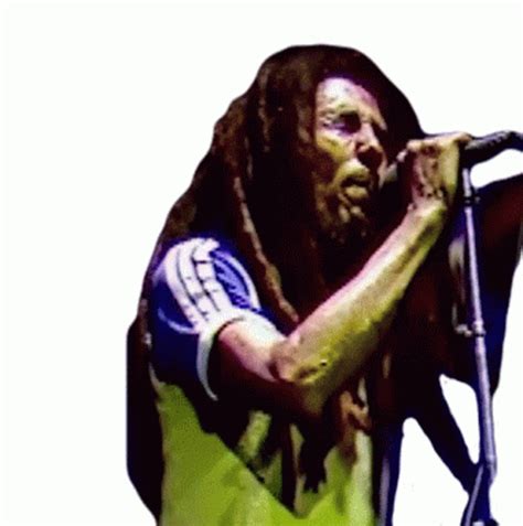 Singing Bob Marley Sticker - Singing Bob Marley Could You Be Loved ...