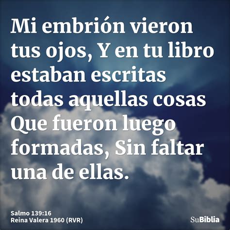 Salmo 139:16 - Biblia