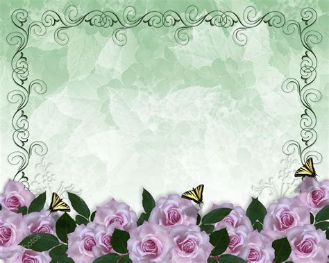 Invitation border Lavender Roses — Stock Photo © Irisangel #2239793