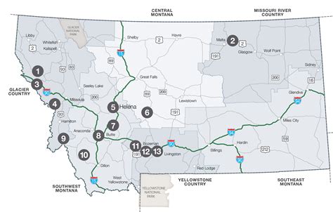 Montana Hot Springs Map – Verjaardag Vrouw 2020