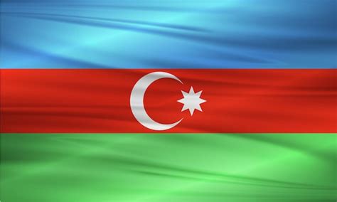 Premium Vector | Illustration of azerbaijan flag and editable vector azerbaijan country flag