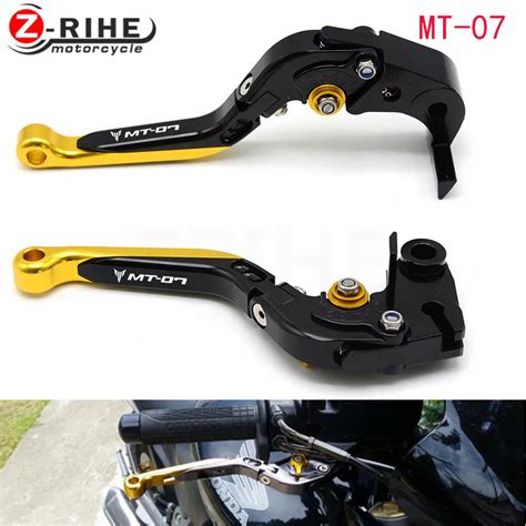 CNC Motorcycle accessories Short Brake Clutch Levers for YAMAHA MT 07 FZ 07 MT 07 MT07 2014 2015 ...