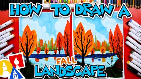 How To Draw A Fall/Autumn Landscape