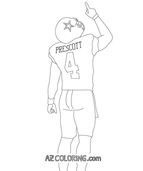 Dallas Cowboys Coloring Pages For Kids - Coloring Home