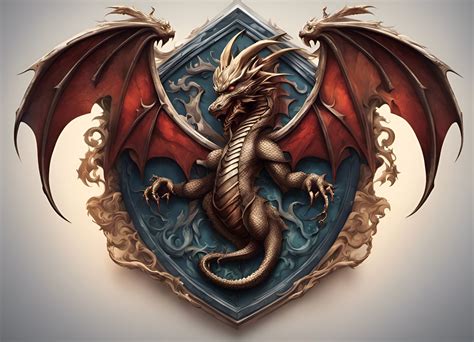 The Dragon Crest - AI Generated Artwork - NightCafe Creator