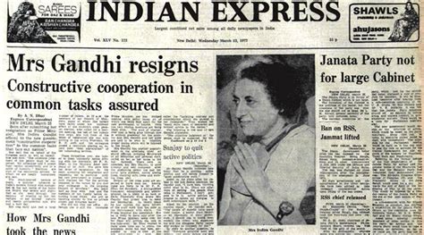 March 23, 1977, Forty Years Ago | The Indian Express