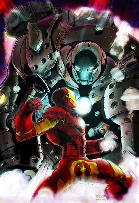 Iron Man vs. Iron Monger by McCullough on DeviantArt