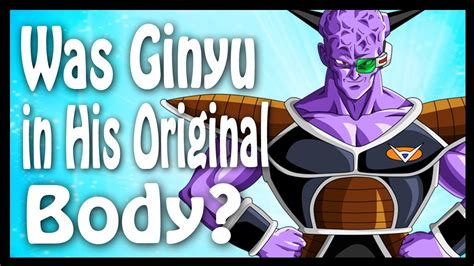 Was Captain Ginyu in His Original Body all Along? | Dragon Ball Code ...