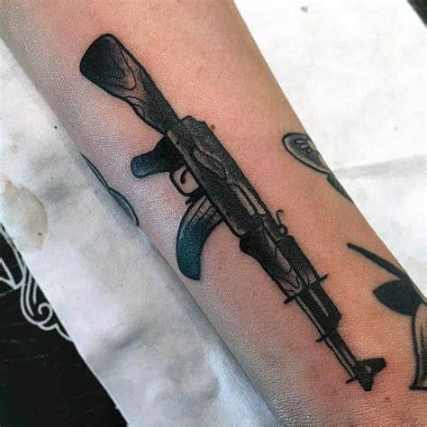 40 AK 47 Tattoo Designs For Men - An Arsenal Of Ideas