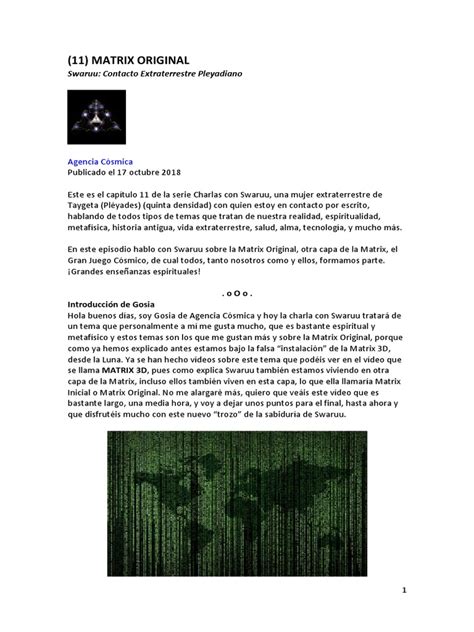 Matrix Original | PDF