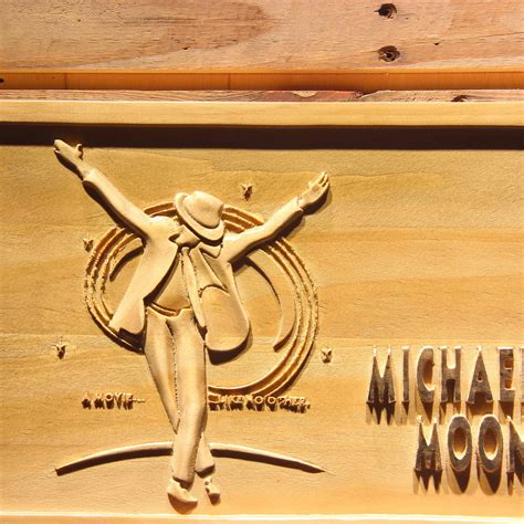 Michael Jackson Moonwalker Wooden Sign | SafeSpecial