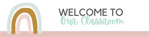 Google Classroom Banner- Boho Rainbow Pastel by Teaching With My Heart