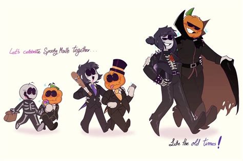 Skid And Pump Fnf Spooky Dance - 🍪;; Pump, Skid And Lemon Demon(matching Icon 3/3) In 2021 ...