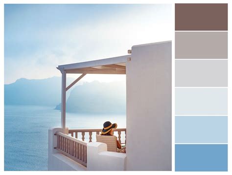 Greece Color Combination, Palette, Design, Color Scheme | House color ...