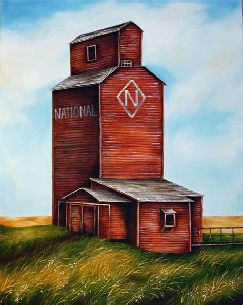 Kristina Steinbring Fine Art - Grain Elevators - National - Grain Elevator