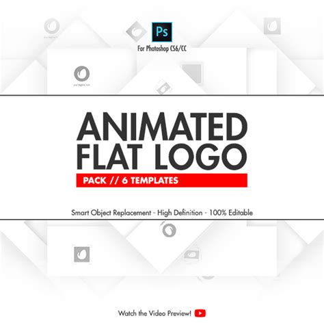 Animated Flat Logo Pack - Photoshop Templates :: Behance