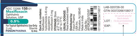 Moxifloxacin Ophthalmic Solution - FDA prescribing information, side ...
