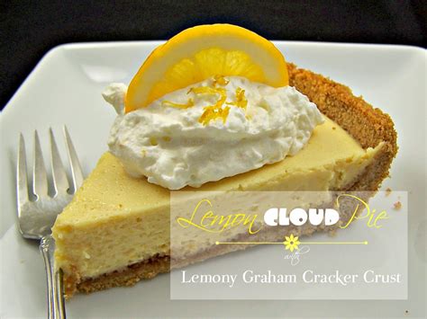 Olla-Podrida: Lemon Cloud Pie with Lemony Graham Cracker Crust
