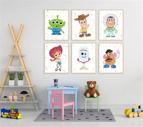 Toy Story 6 Set - Wall Decor - Digital Posters | PrintooShop