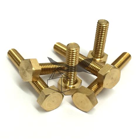 Brass Bolt, Brass Fasteners - Prime Preciturns Manufacturer & Exporter