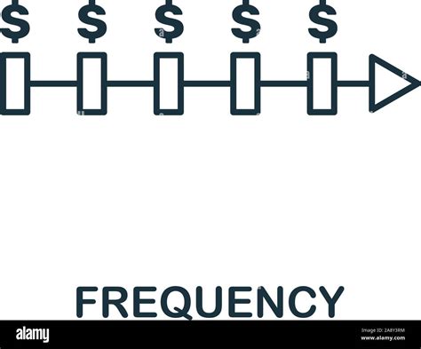 Frequency icon outline style. Thin line creative Frequency icon for ...