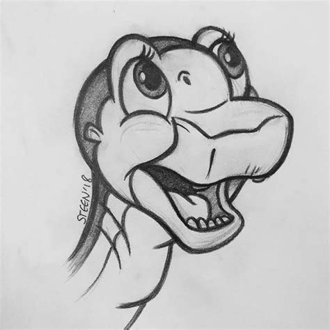 One of my fav characters and movies . . . #littlefoot #landbeforetime #dinosaur #drawing # ...