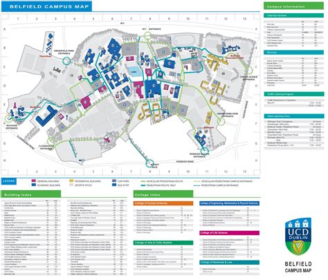 UCD campus map - UCD Dublin map (Ireland)