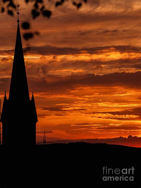 Church Sunset Photograph by Jason Rosenberg - Fine Art America