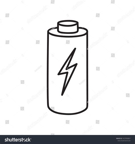 1.859 Alkaline battery drawing Gambar, Foto Stok & Vektor | Shutterstock