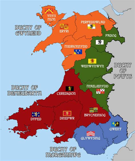 Kingdom of Wales - Alternate History Map by AMCAlmaron on DeviantArt